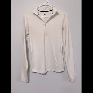 White Nike 1/4 Zip-Up Pullover (Women’s)